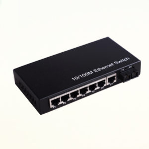 1 fiber 7 rj45 port switch